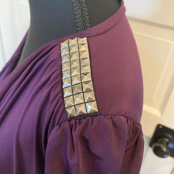 122 Bisou Bisou Dress, Purple, Size 8 - Picture 3 of 5